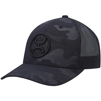 Men's HOOey Black O-Classic Trucker Snapback Hat
