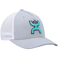 Men's HOOey Gray/White Coach Flex Hat