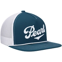 Men's HOOey Teal/White Pearl Trucker Snapback Hat