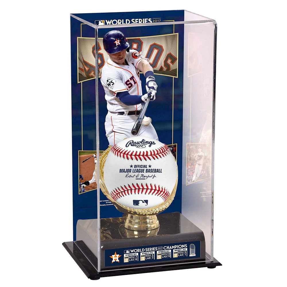 Alex Bregman Houston Astros 2017 MLB World Series Champions Sublimated Display Case with Image