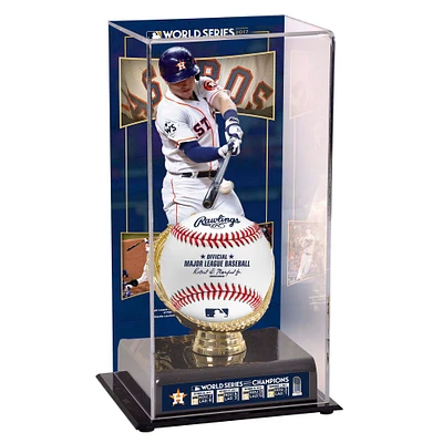 Alex Bregman Houston Astros 2017 MLB World Series Champions Sublimated Display Case with Image