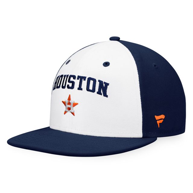 FBC ASTROS MARINE BLANC MLB ICONIQUE COULEUR BLOQUÉE AJUSTÉE CAN HATMENHIC