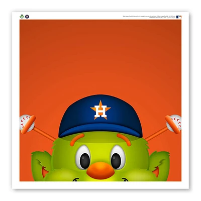 Houston Astros 12" x 12" Orbit Poster Print