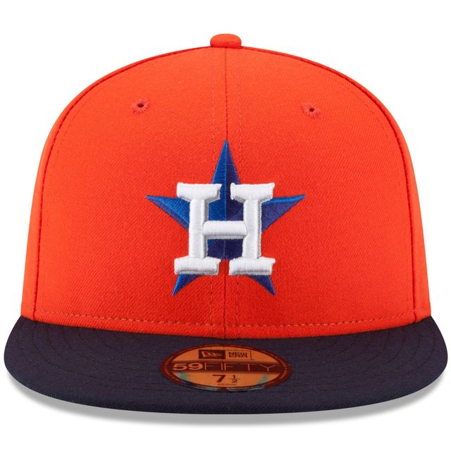 Houston Astros New Era Authentic Collection On Field 59FIFTY - Chapeau structuré ajusté Orange / Marine