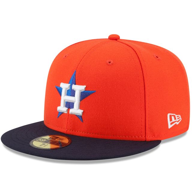 Houston Astros New Era Authentic Collection On Field 59FIFTY - Chapeau structuré ajusté Orange / Marine