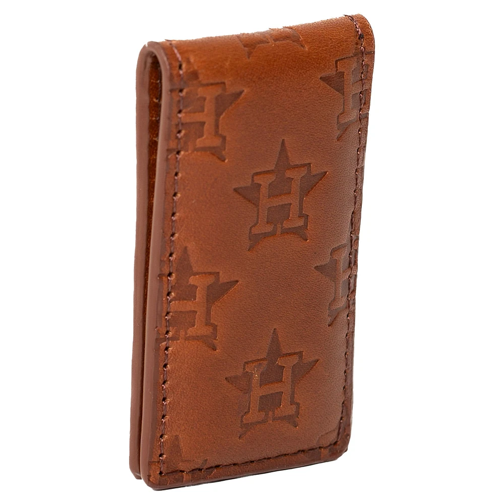 Lusso Brown Houston Astros Sammy Magnetic Money Clip