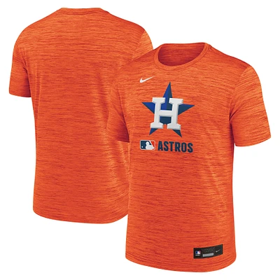 T-shirt Nike orange Houston Astros Authentic Collection Velocity Performance pour homme