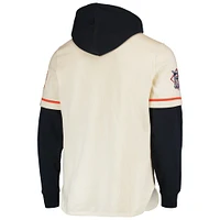 Men's '47 Cream Houston Astros Trifecta Shortstop Pullover Hoodie