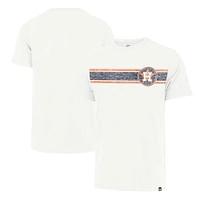 Men's '47 Cream Houston Astros Wavelength Bond Franklin T-Shirt