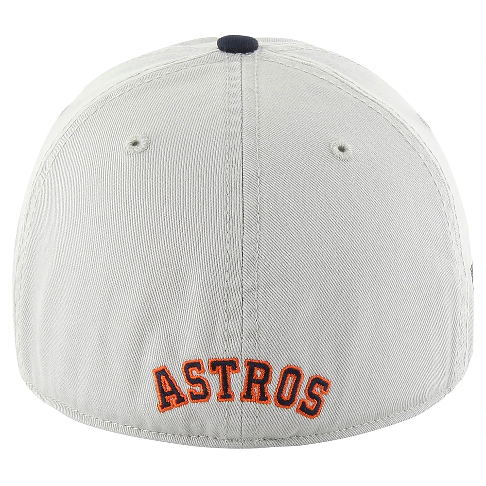 Men's '47 Gray/Navy Houston Astros Sure Shot Classic Franchise Fitted Hat