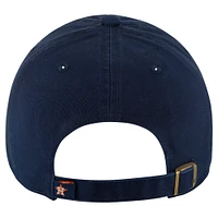 Men's '47 Navy/Orange Houston Astros Clean Up Adjustable Hat
