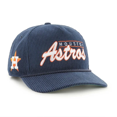 Casquette ajustable en velours côtelé pour homme '47 Navy Houston Astros