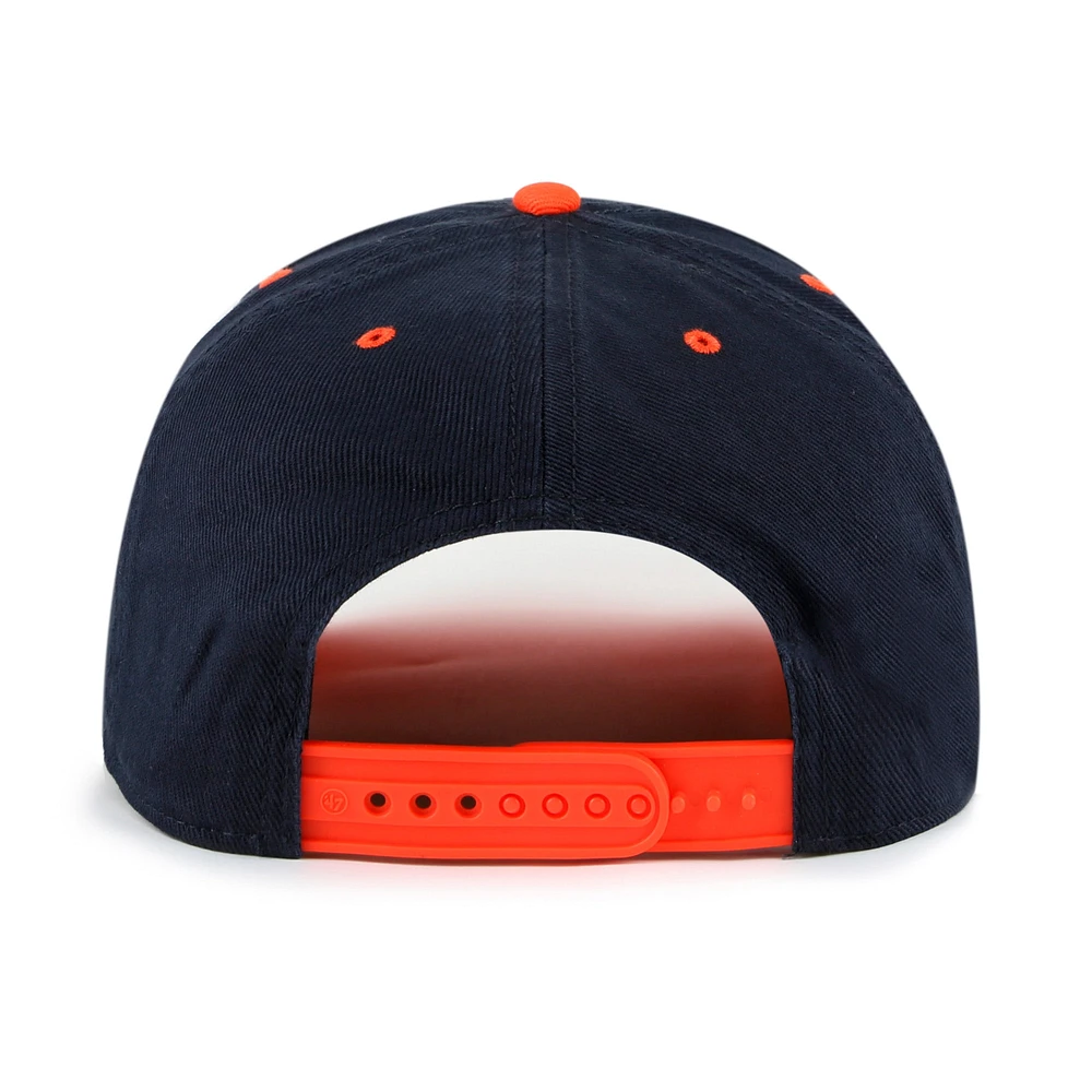 Men's '47 Navy Houston Astros  Double Headed Baseline Hitch Adjustable Hat