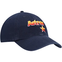 Men's '47 Navy Houston Astros Logo Cooperstown Collection Clean Up Adjustable Hat