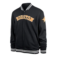 Men's '47 Navy Houston Astros Wax Pack Pro Camden Full-Zip Track Jacket