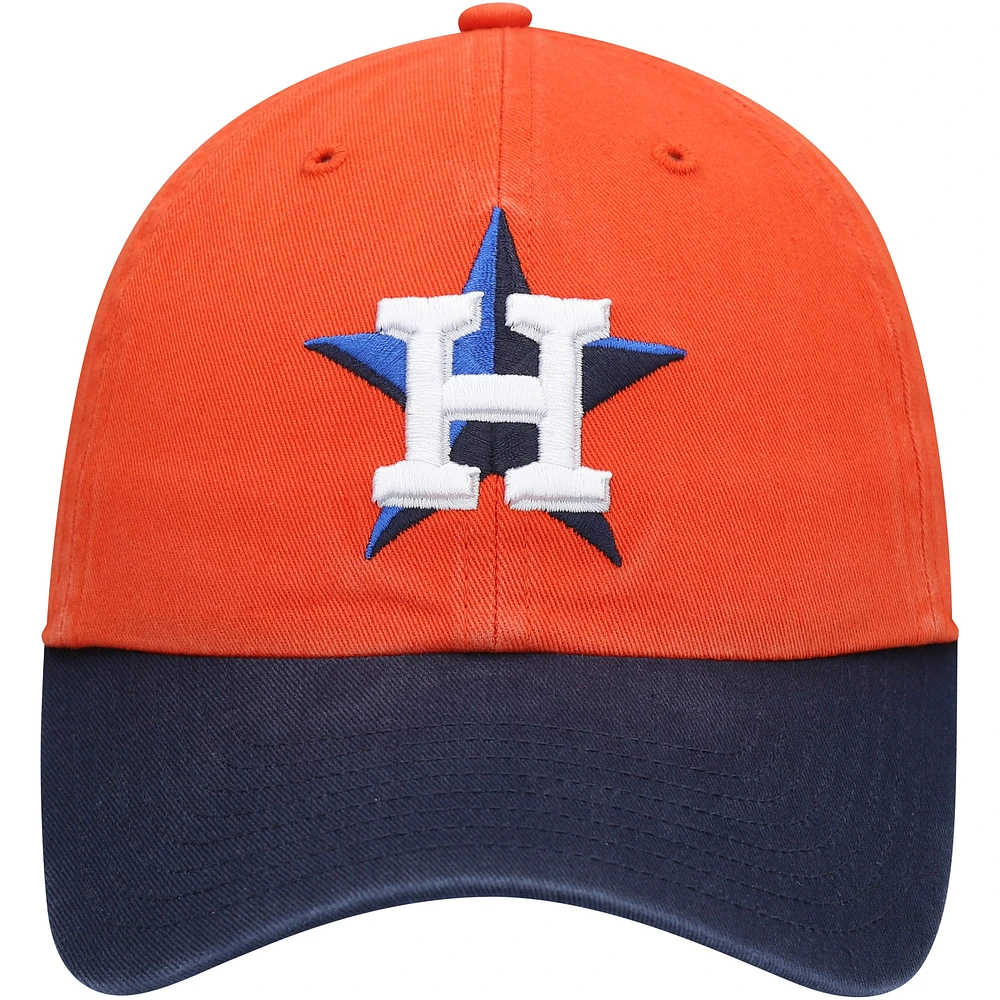 Men's '47 Orange Houston Astros Clean Up Adjustable Hat