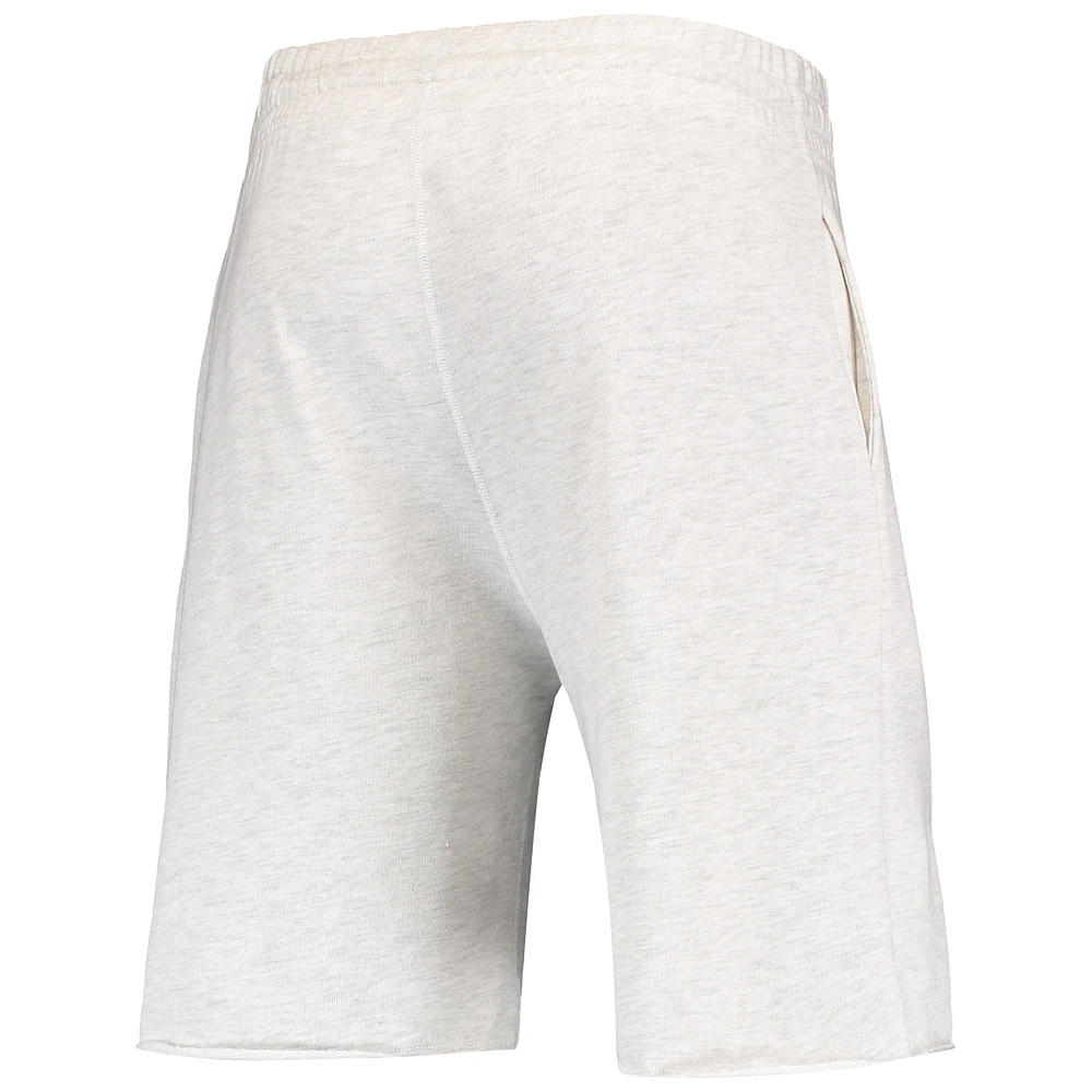 Men's Concepts Sport Oatmeal Houston Astros Mainstream Logo Terry Tri-Blend Shorts