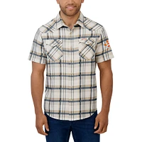 Men's Darius Rucker Collection by Fanatics Navy Houston Astros Plaid Full-Snap Shirt