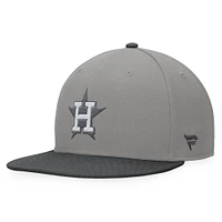 Men's Fanatics Gray/Charcoal Houston Astros Ace Snapback Hat