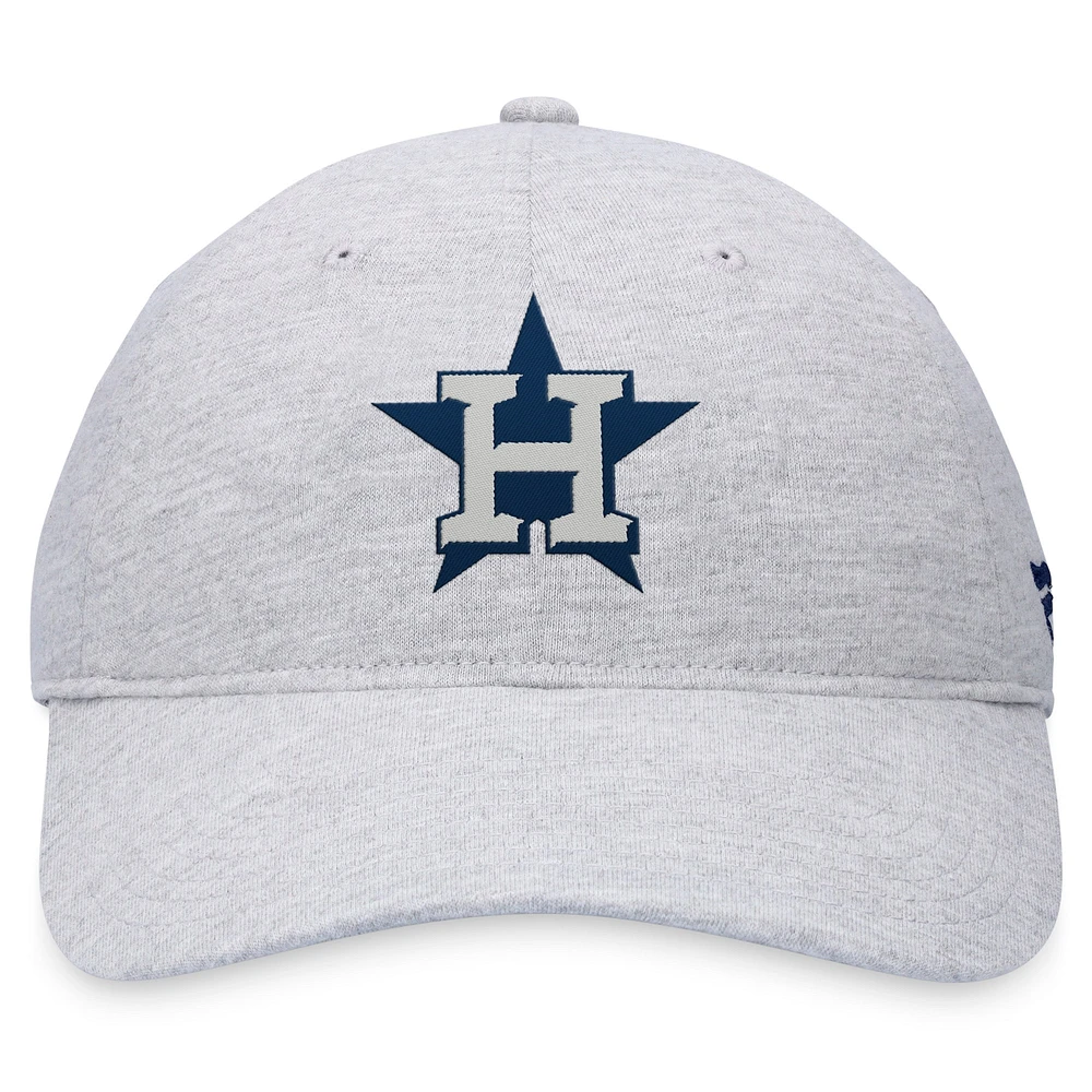 Men's Fanatics Gray Houston Astros Logo Adjustable Hat