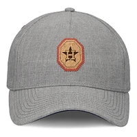 Men's Fanatics Gray Houston Astros Signature Elements Cork Patch A-Frame Adjustable Hat