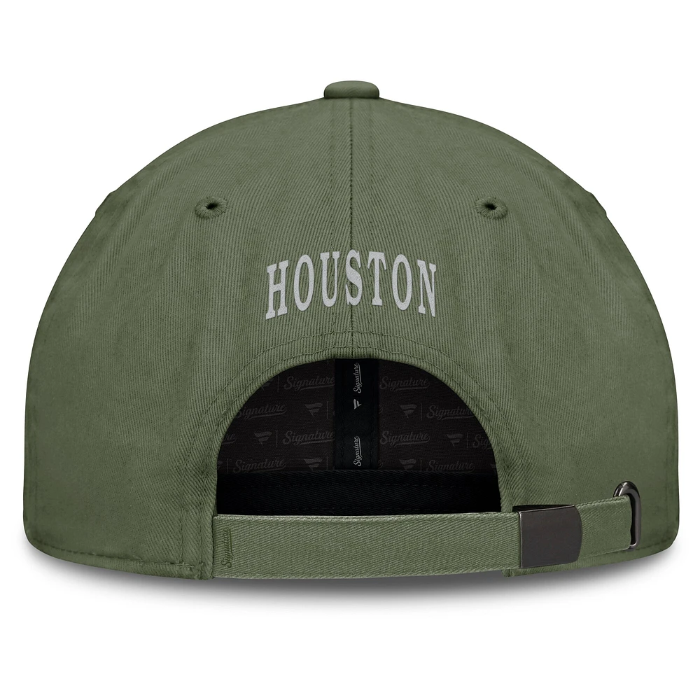 Men's Fanatics Green Houston Astros Elements Utopia Adjustable Hat