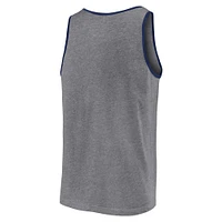 Men's Fanatics  Heather Gray Houston Astros Primary Tank Top