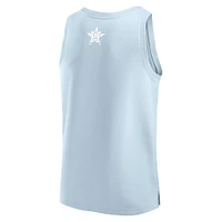 Men's Fanatics Light Blue Houston Astros Elements Tank Top