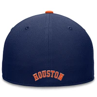 Men's Fanatics Navy Houston Astros Fundamental Tri-Script Fitted Hat