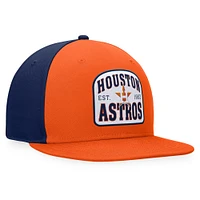 Men's Fanatics Orange/Navy Houston Astros Cycle Snapback Hat