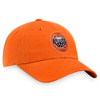 Men's Fanatics Orange Houston Astros Cooperstown Collection Core Adjustable Hat