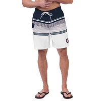 Short de bain G-III Sports by Carl Banks pour hommes, bleu marine/blanc