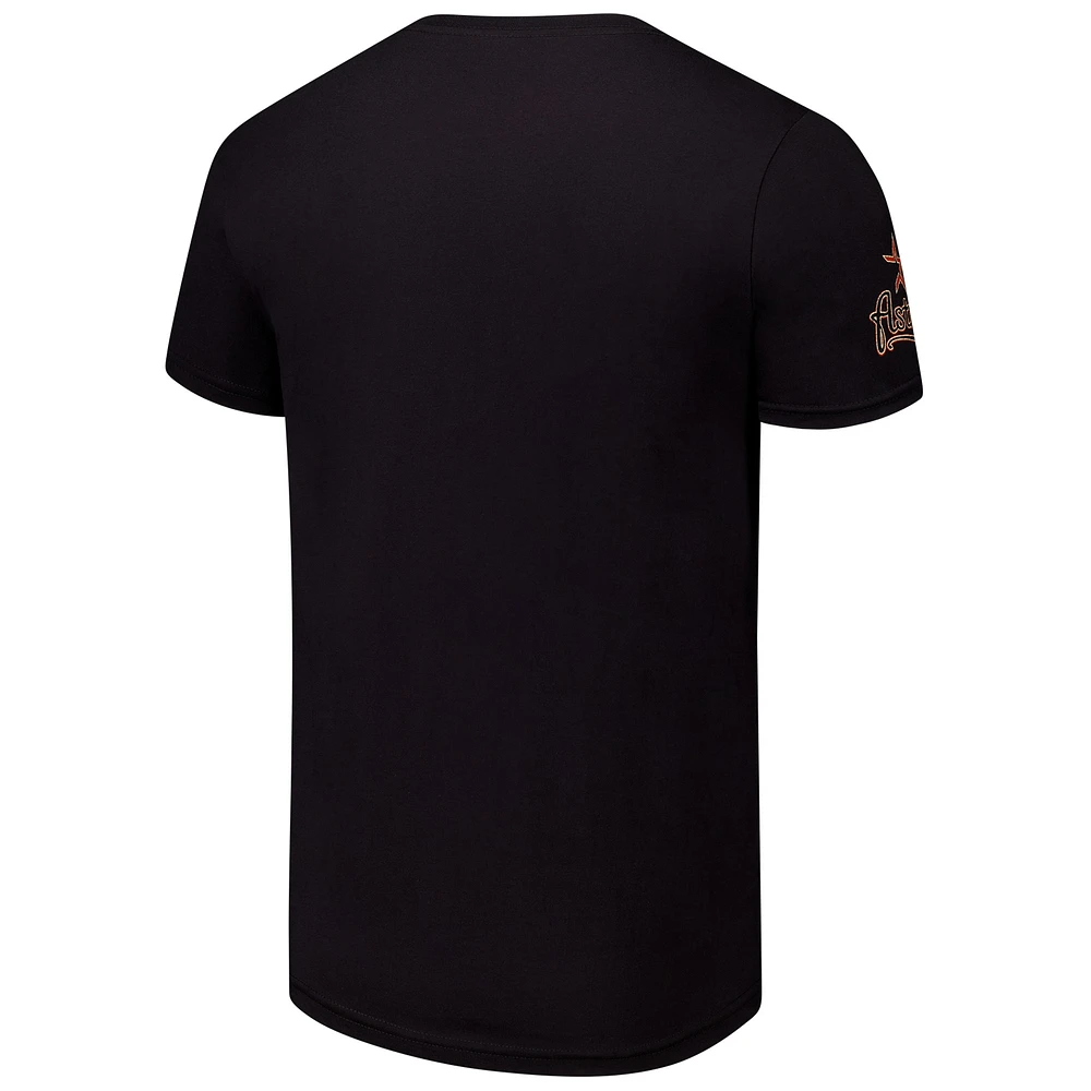 Men's Mitchell & Ness Craig Biggio Black Houston Astros Cooperstown Collection Player T-Shirt