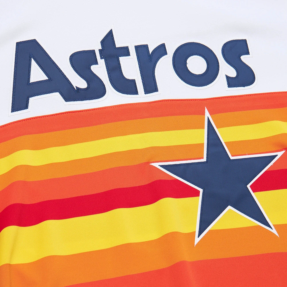 Men's Mitchell & Ness Craig Biggio White Houston Astros 2004 Cooperstown Collection Authentic Throwback Jersey