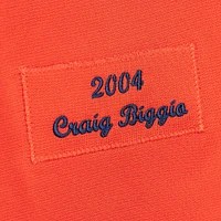 Men's Mitchell & Ness Craig Biggio White Houston Astros 2004 Cooperstown Collection Authentic Throwback Jersey