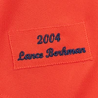 Men's Mitchell & Ness Lance Berkman White Houston Astros 2004 Cooperstown Collection Authentic Throwback Jersey