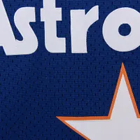 Men's Mitchell & Ness Nolan Ryan Navy Houston Astros 1988 Authentic Cooperstown Collection Mesh Batting Practice Jersey