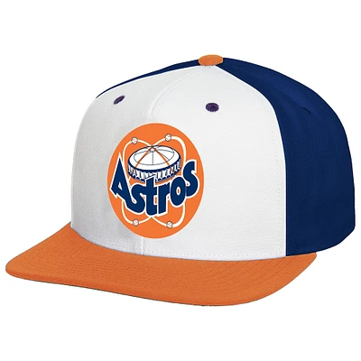 Casquette snapback basique Mitchell & Ness blanche Houston Astros Cooperstown Collection pour homme