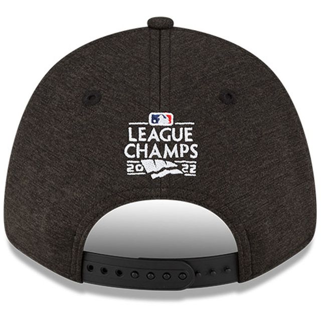 Casquette ajustable Snapback 9FORTY pour homme New Era Houston Astros 2022 American League Champions - Locker Room - Noir