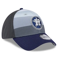 Men's New Era  Gray/Navy Houston Astros 2025 Batting Practice 39THIRTY Flex Hat