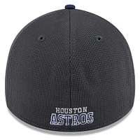 Men's New Era  Gray/Navy Houston Astros 2025 Batting Practice 39THIRTY Flex Hat