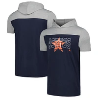 Men's New Era Navy Houston Astros Active Brushed Hoodie T-Shirt