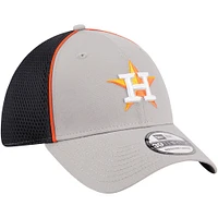 Men's New Era Navy Houston Astros Pipe 39THIRTY Flex Hat