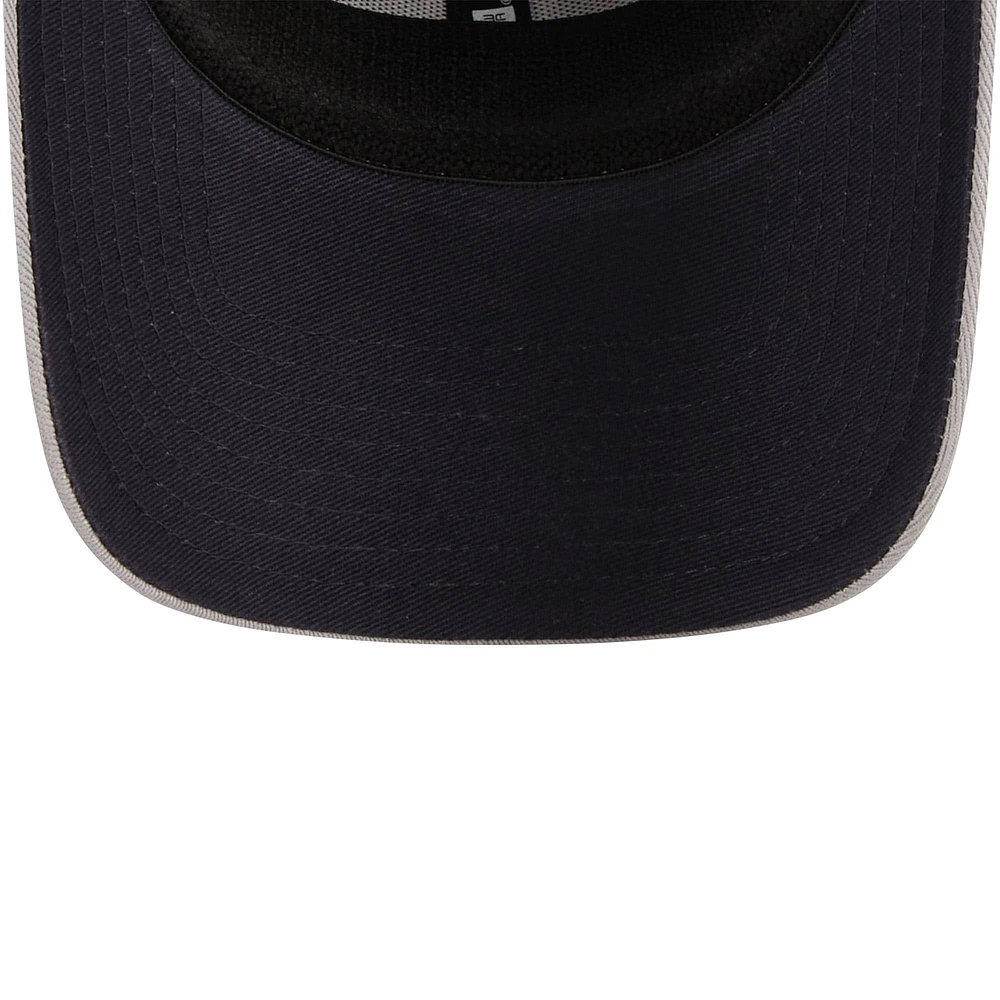 Men's New Era Navy Houston Astros Pipe 39THIRTY Flex Hat