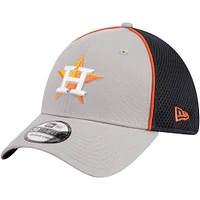 Men's New Era Navy Houston Astros Pipe 39THIRTY Flex Hat