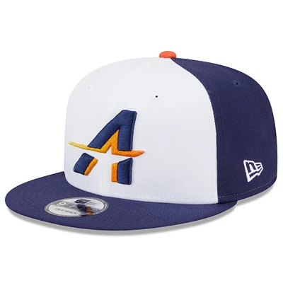 Casquette snapback 9FIFTY City Connect 2025 des Astros de Houston, New Era, blanc/bleu marine