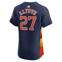 Men's Nike Jose Altuve Navy Houston Astros Alternate Elite Player Jersey