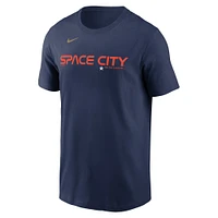 Men's Nike Navy Houston Astros City Connect Wordmark T-Shirt