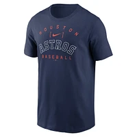 T-shirt Nike bleu marine Houston Astros Home Team Athletic Arch pour homme