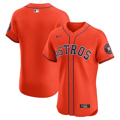 Maillot Nike orange Alternate Elite des Houston Astros pour homme